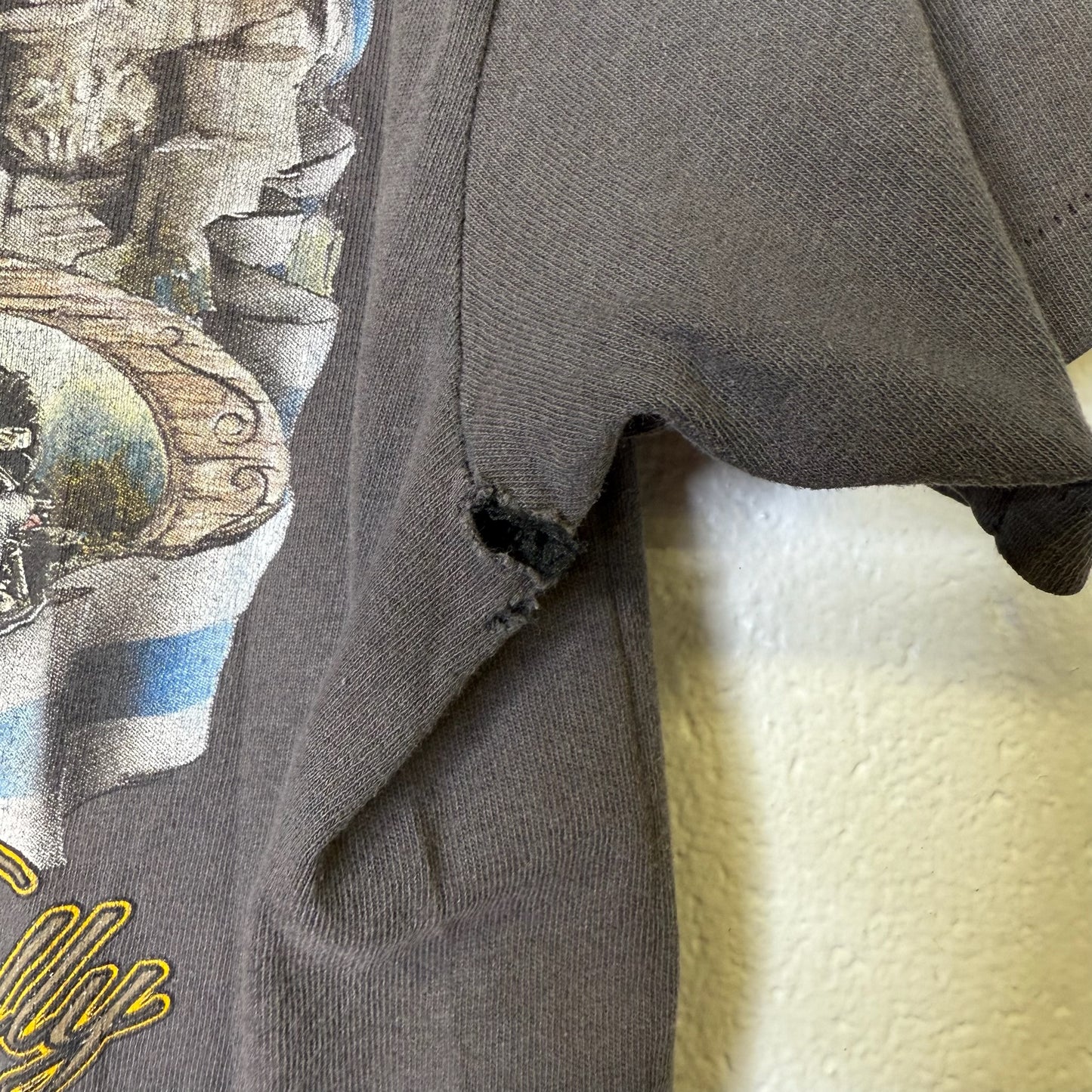 1997 Sturgis Biker Rally Eagle Faded T-Shirt Sz L (B1732)