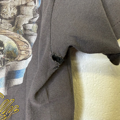 1997 Sturgis Biker Rally Eagle Faded T-Shirt Sz L (B1732)