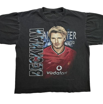 90's David Beckham Manchester United T-Shirt Sz L (A5671)