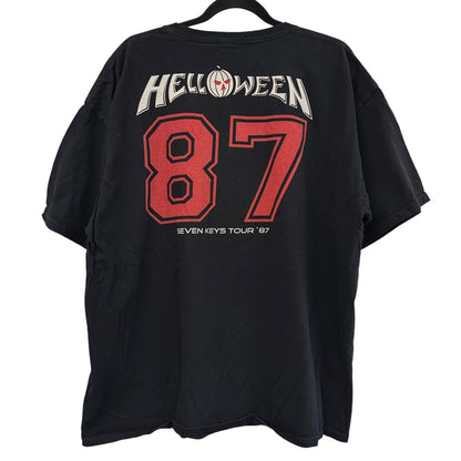 2000s Helloween Seven Keys Tour '87 T-Shirt Sz 2XL (A7542)