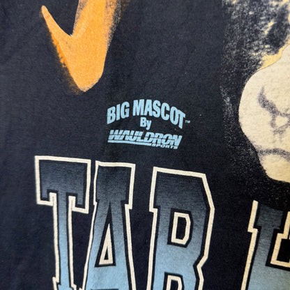 90s University of North Carolina Tar Heels Wauldron AOP T-shirt Sz L (B2588)