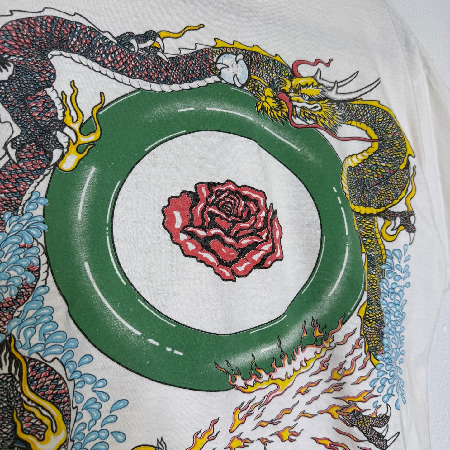 1988 Grateful Dead Year Of The Dragon Band T-Shirt Sz L