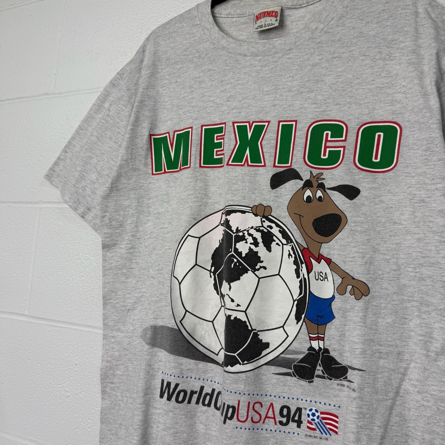 1994 World Cup Mexico Soccer T-Shirt Sz L