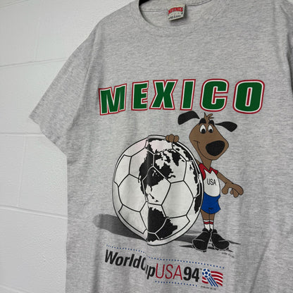 1994 World Cup Mexico Soccer T-Shirt Sz L