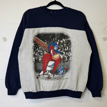 1994 Elmer Fudd Blue Jays Crewneck Size L (B2566)