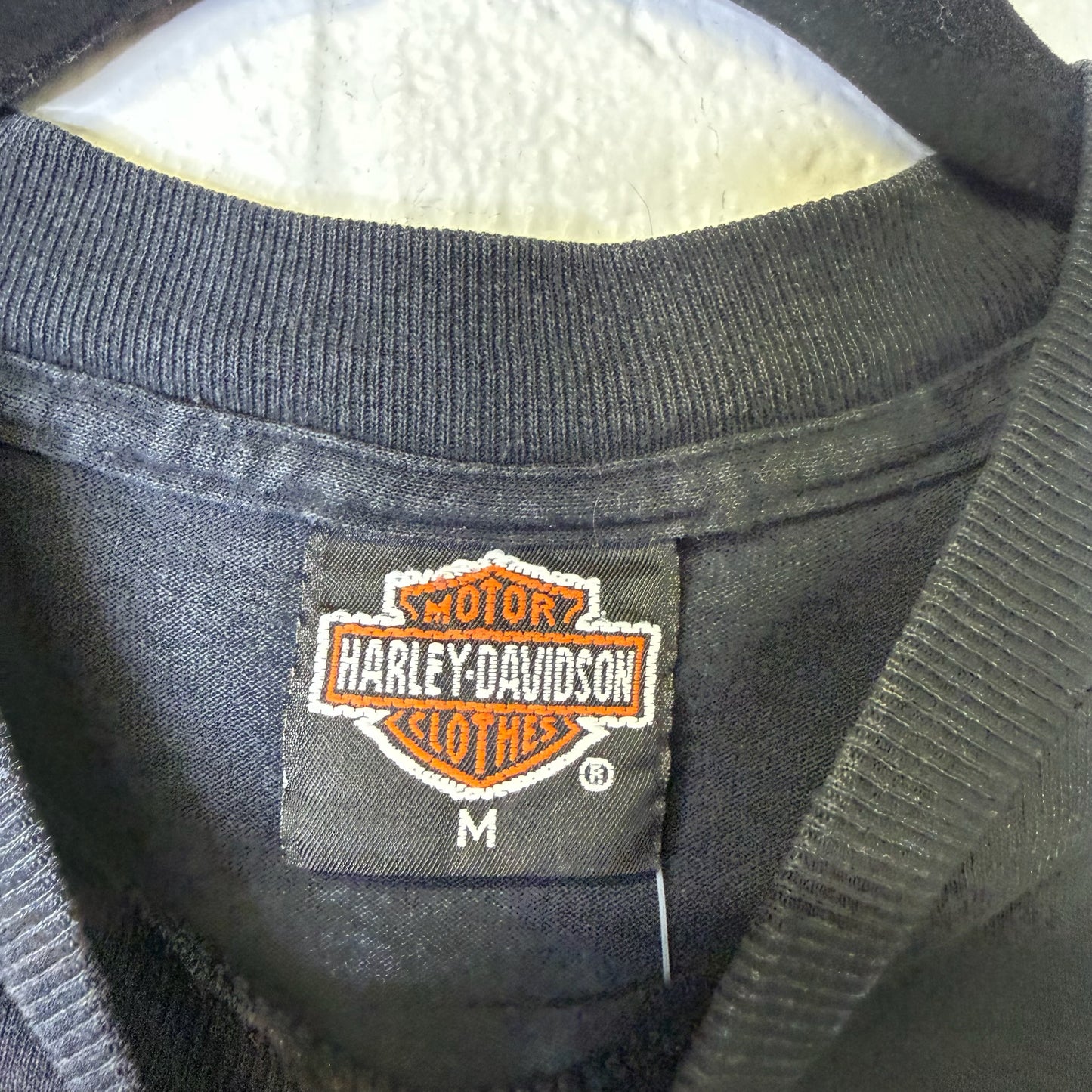 1992 Harley Davidson 3D Emblem T-Shirt Sz M (A9711)