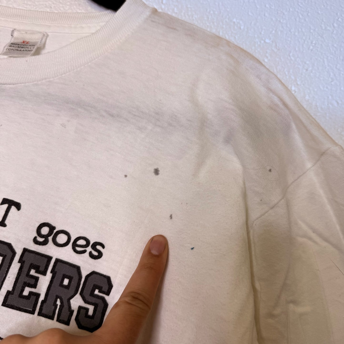 90's Los Angeles Raiders Bart Simpson NFL T-shirt Sz XL (B2318)