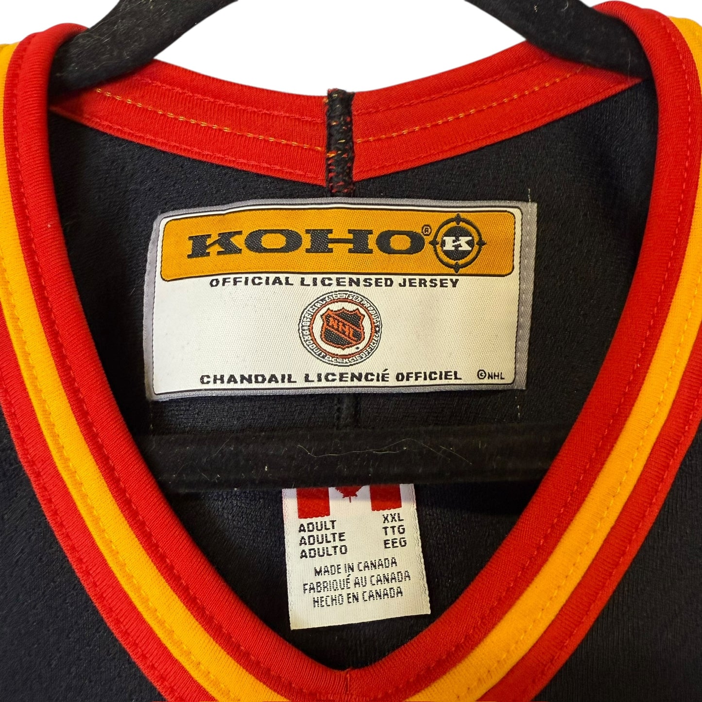 90s Calgary Flames Blasty NHL Jersey Sz 2XL