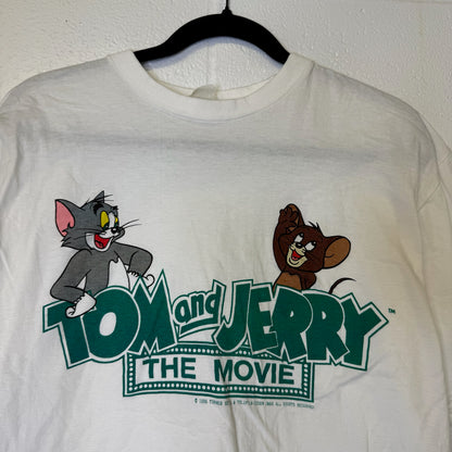1996 Tom & Jerry The Movie T-shirt Sz L (B1742)
