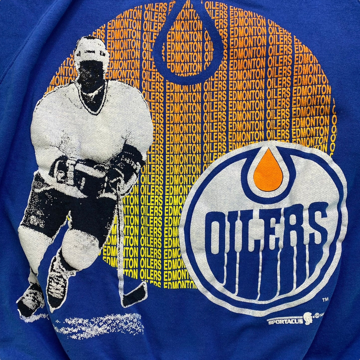 90s Edmonton Oilers Crewneck Sz XL (A4438)