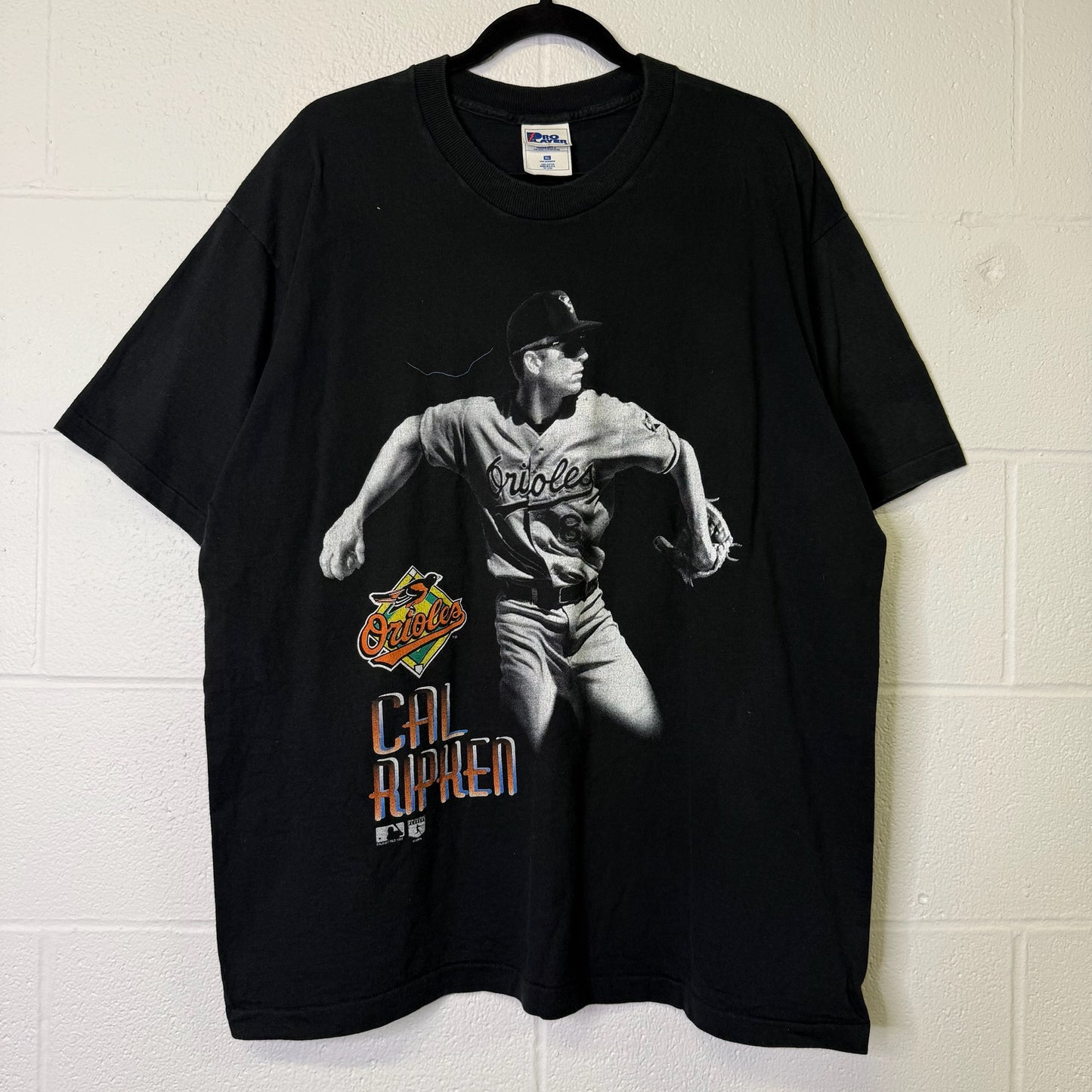90's Cal Ripken Baltimore Orioles MLB T-shirt Sz XL (B696)