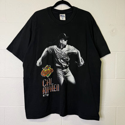 90's Cal Ripken Baltimore Orioles MLB T-shirt Sz XL (B696)