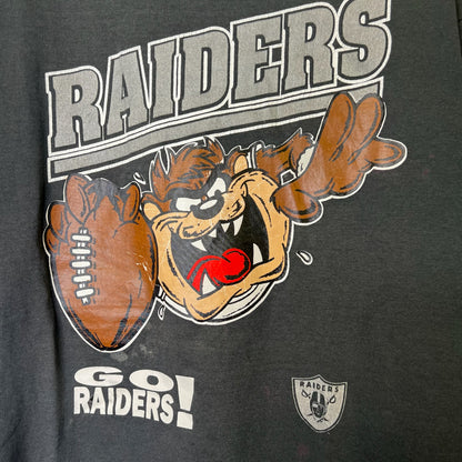 90s Los Angeles Raiders Taz NFL T-Shirt Sz XL (B2435)