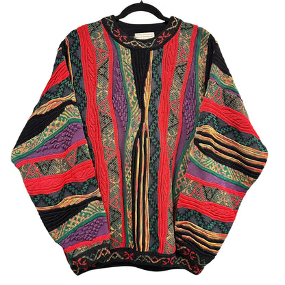 90's Coogi Style by Norm Thompson Knit Sweater Sz M (A7470)