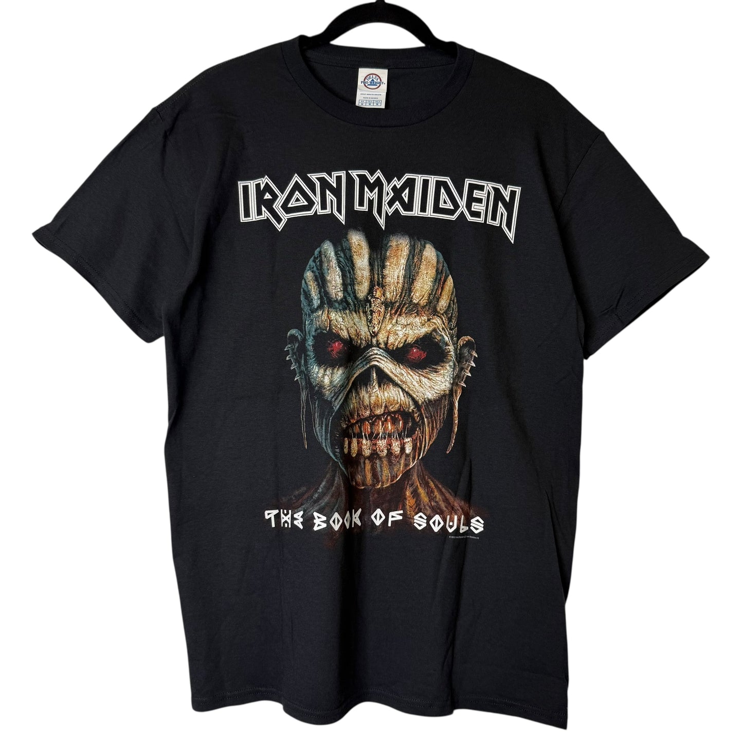 2015 Iron Maiden Book Of Souls Tour T-Shirt Sz M (A2048)