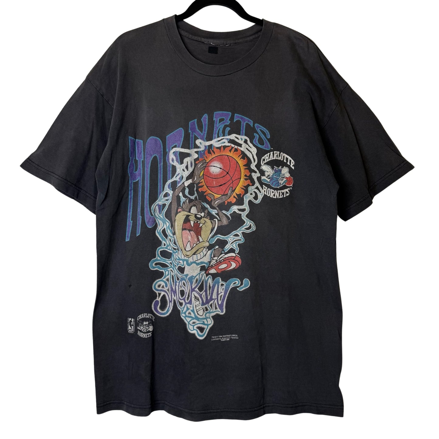 1994 Taz Charlotte Hornets NBA T-Shirt (B2424)
