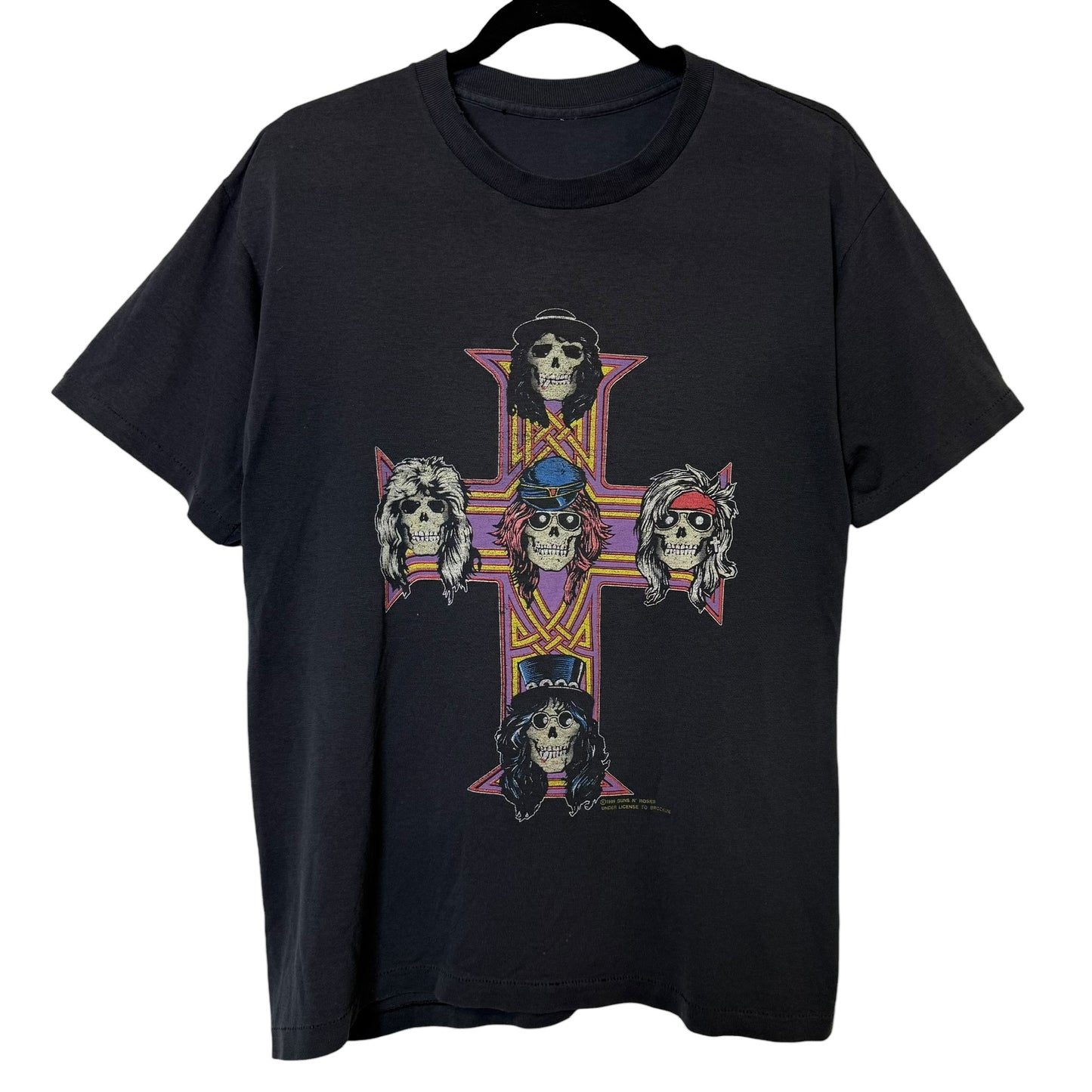 1989 Guns 'n' Roses Appetite for Destruction T-Shirt Sz L (B2292)