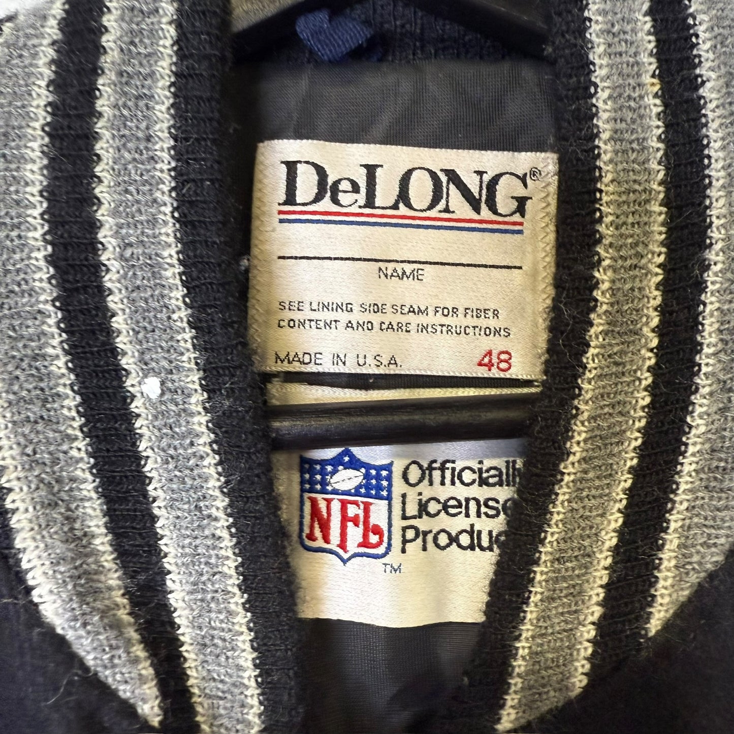 90s Los Angeles Raiders NFL Letterman Jacket