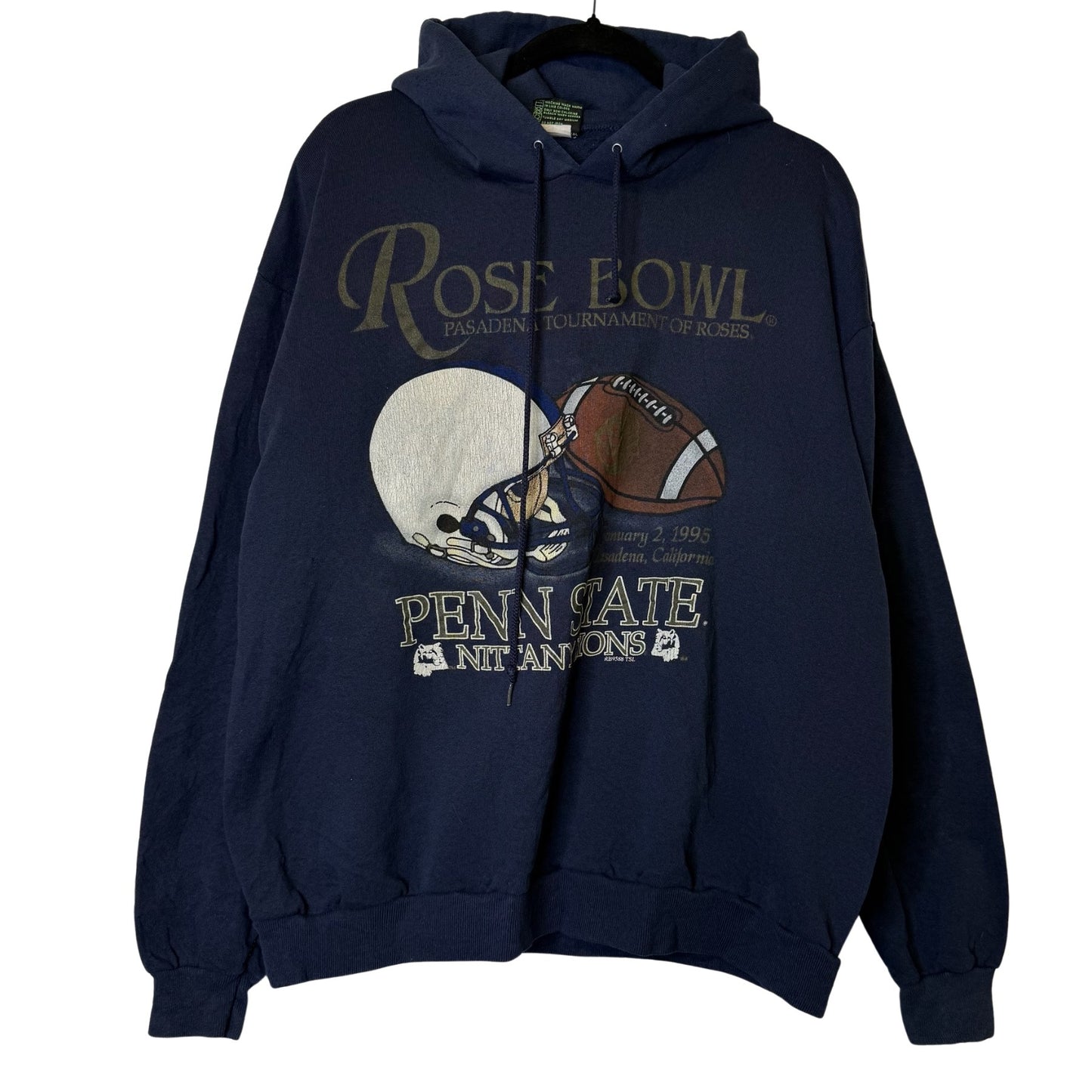 90s Penn State Rose Bowl Hoodie Sz XL (B2564)