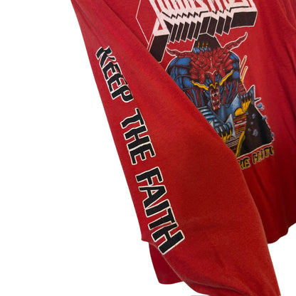 1987 Judas Priest Defenders Tour Long Sleeve Shirt Sz M