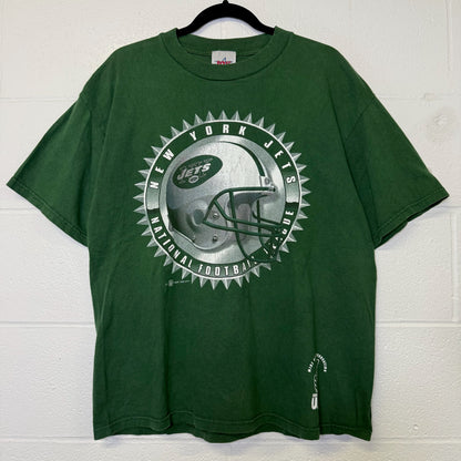 1999 New York Jets NFL T-Shirt Sz L (B2993)
