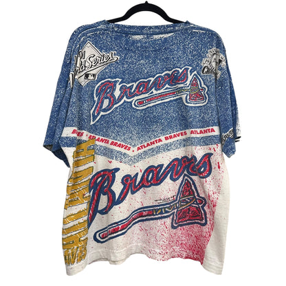 90s Atlanta Braves T-shirt Sz XL (A4181)