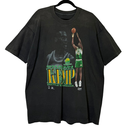 90s Shawn Kemp Seattle Supersonics Salem NBA T-Shirt Sz XL (B2232)
