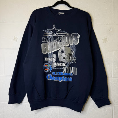 1993 Dallas Cowboys NFL Super Bowl Crewneck (B2412)