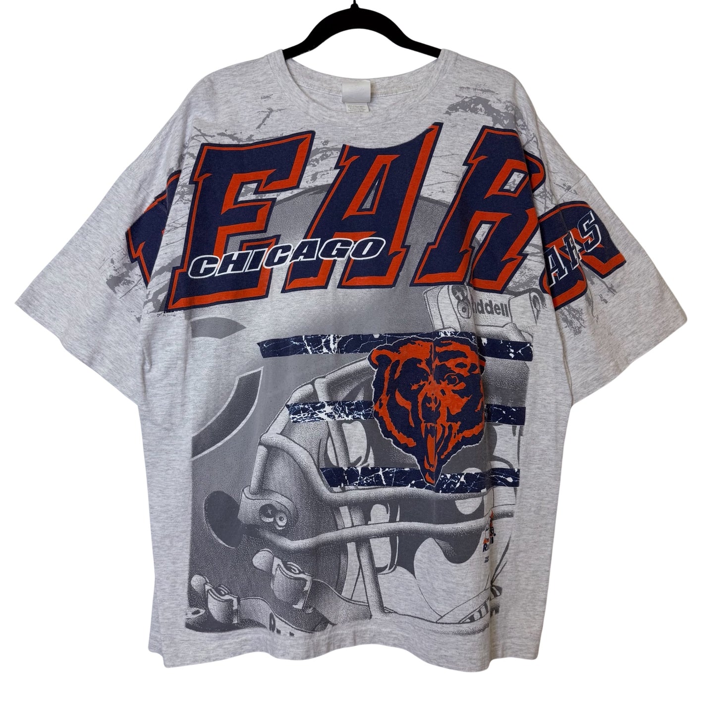 90s Chicago Bears AOP T-Shirt Sz XL (B2545)