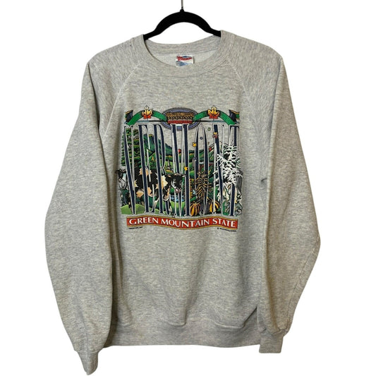 1992 Vermont Green Mountain State Animals Crewneck Sz XL (A8020)