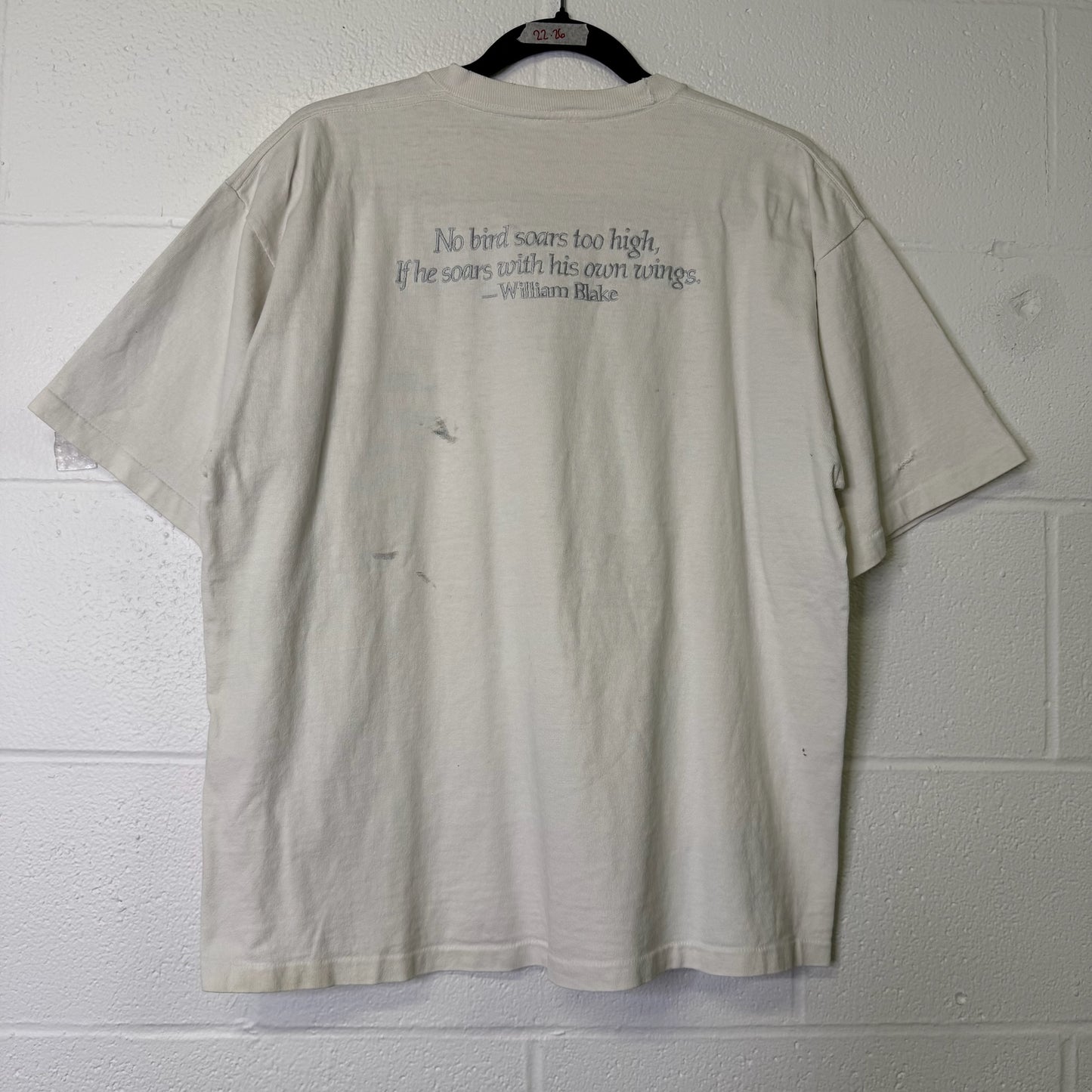 90s Michael Jordan Wings Nike Basketball T-shirt Sz L (B1615)