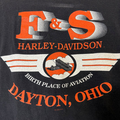 1996 Harley Davidson Dayton Ohio T-Shirt Sz L  (B2265)