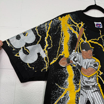 90s Chicago White Sox Frank Thomas MLB AOP T-Shirt Sz XL