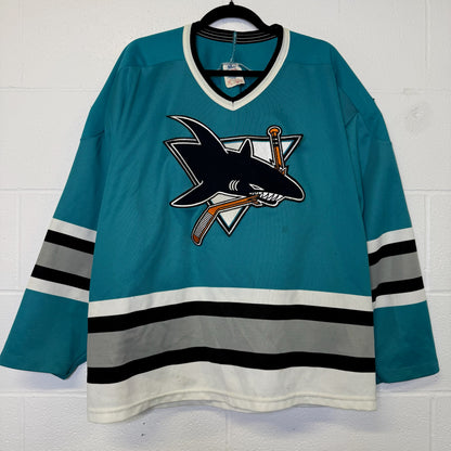 90s San Jose Sharks NHL Hockey Jersey Sz XXL (B2306)