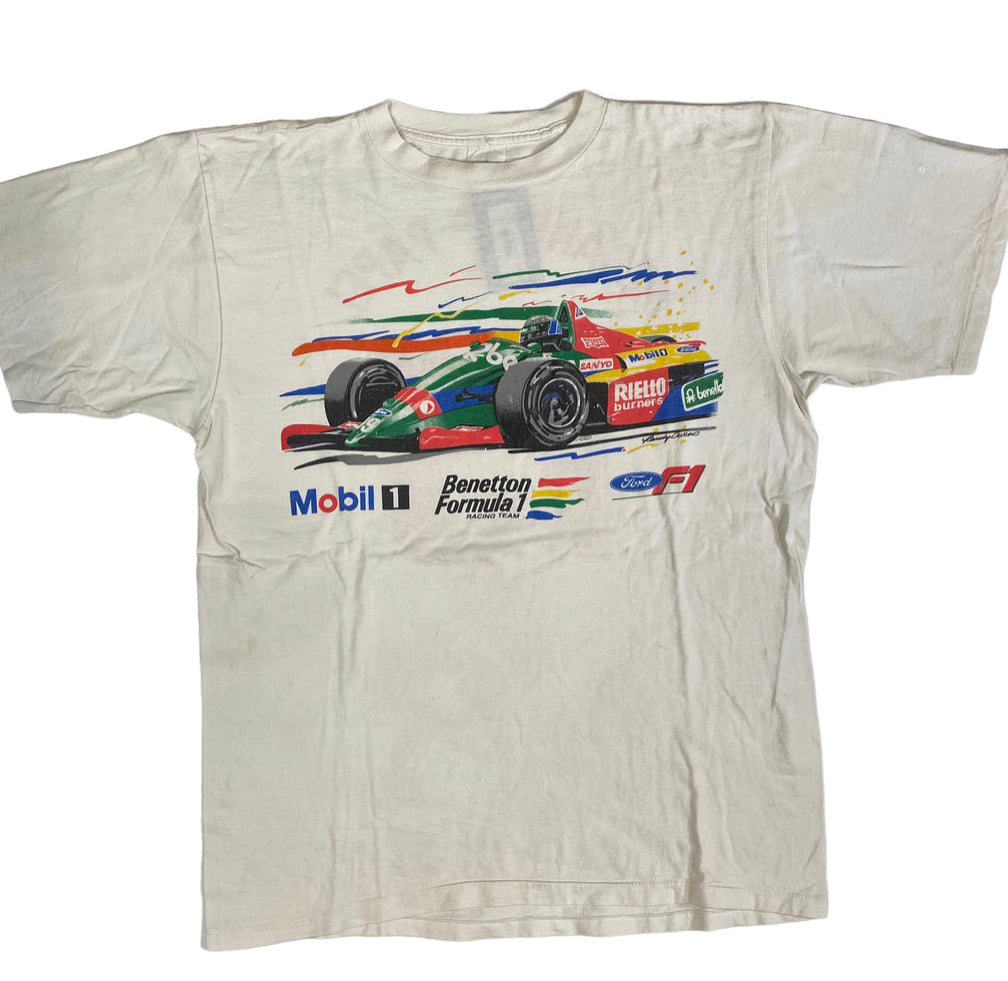 90’s Benetton F1 Racing T-shirt Sz XL (A1694)