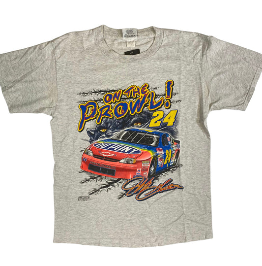 1999 Jeff Gordon NASCAR ‘On The Prowl’ T-shirt Sz L (A1637)