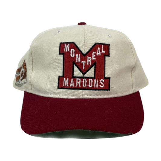 90’s Montreal Maroons 1930 NHL Snapback Hat OSFA