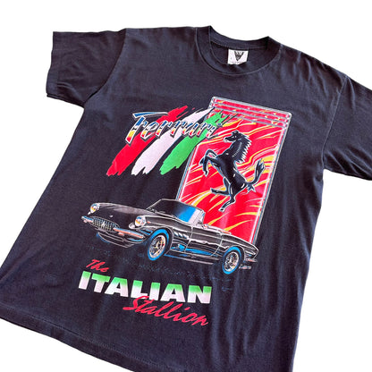 90s Ferrari The Italian Stallion T-Shirt Sz L