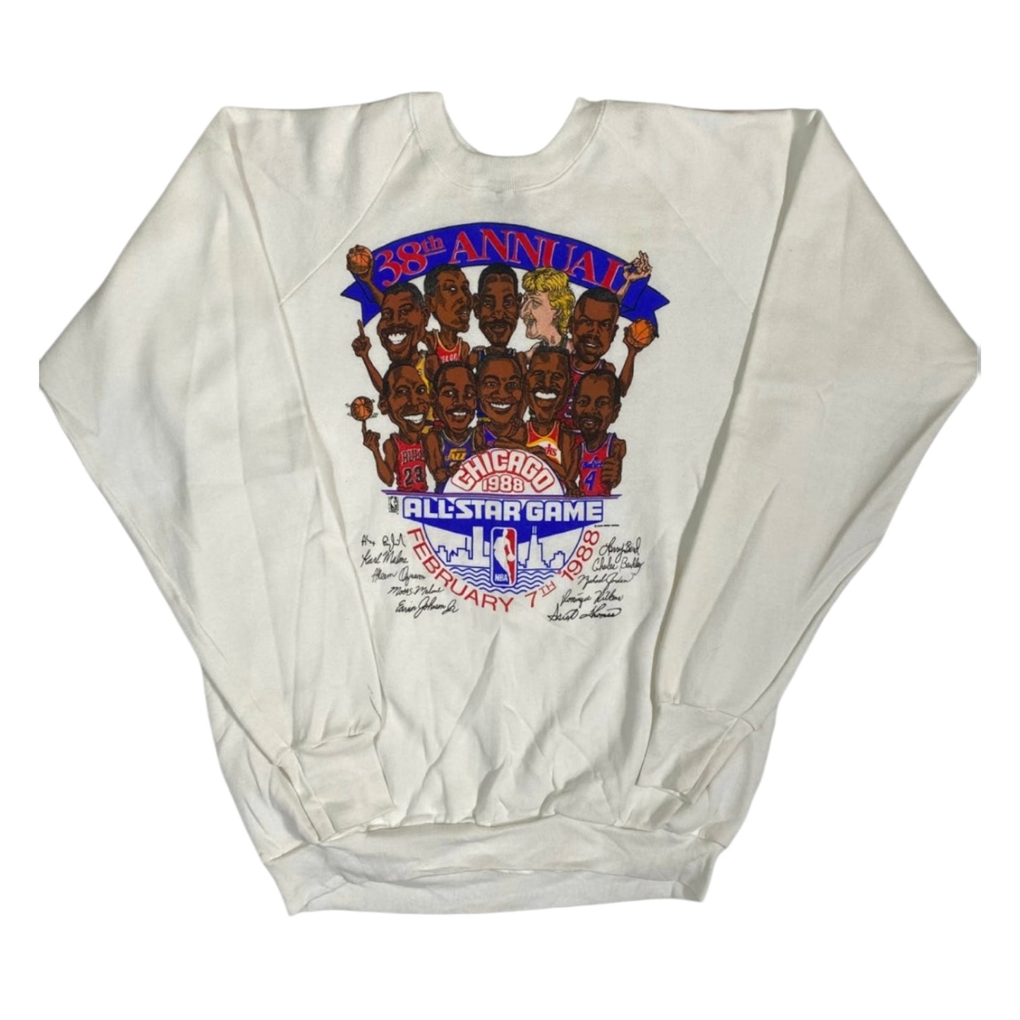 1988 NBA All-Star Game Crewneck Sz XL (3403)