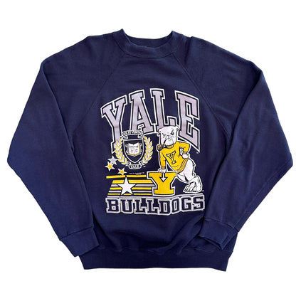 1989 Yale Bulldogs University Crewneck Sz L (3940)