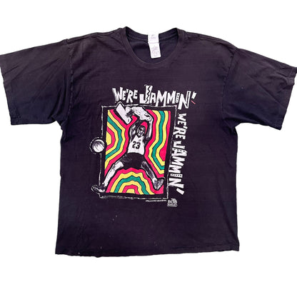 90s Michael Jordan Bob Marley Nike Jammin T-Shirt Sz XL