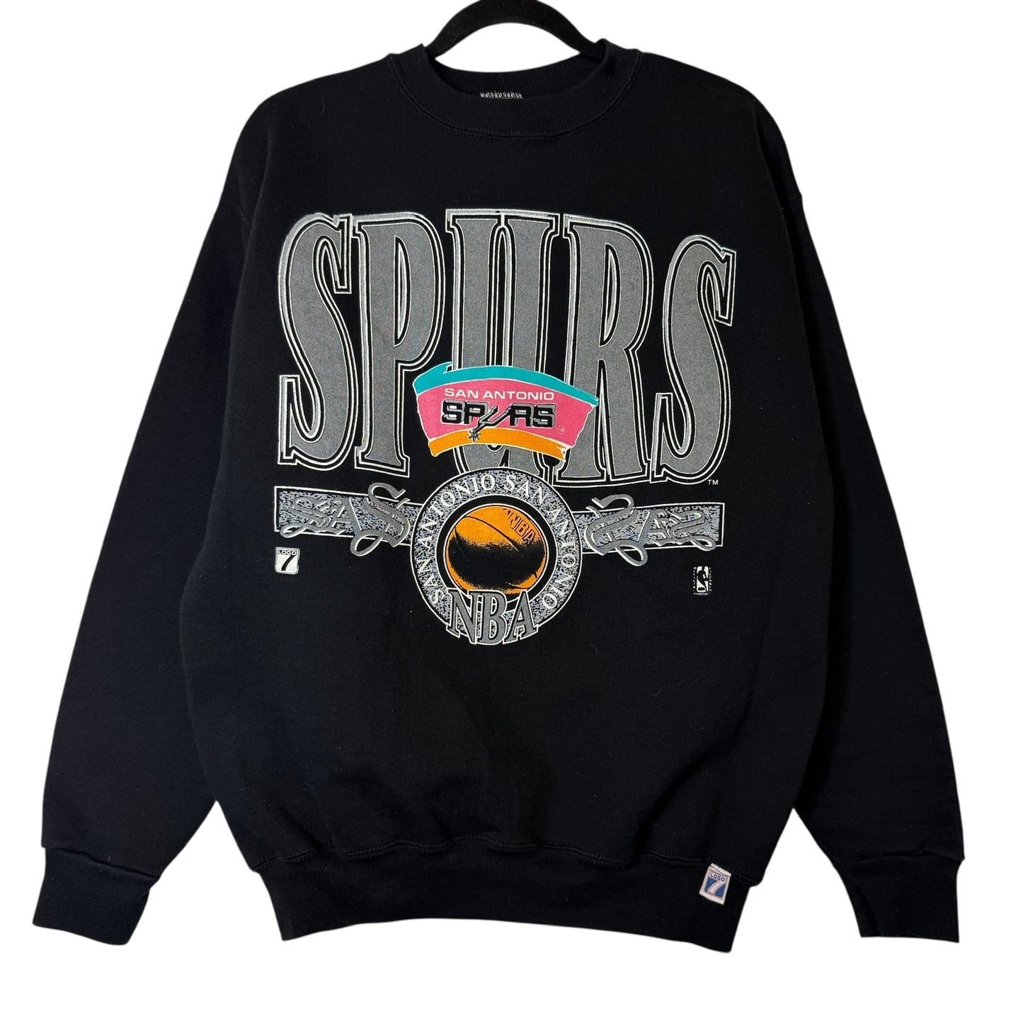 90’s San Antonio Spurs NBA Crewneck Sz L (B2089)