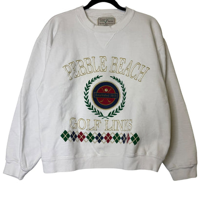 90s Pebble Beach Golf Links Crewneck Sz S (B2097)