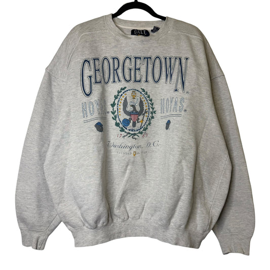 90s Georgetown Hoyas NCAA Crewneck Sz L (B2100)