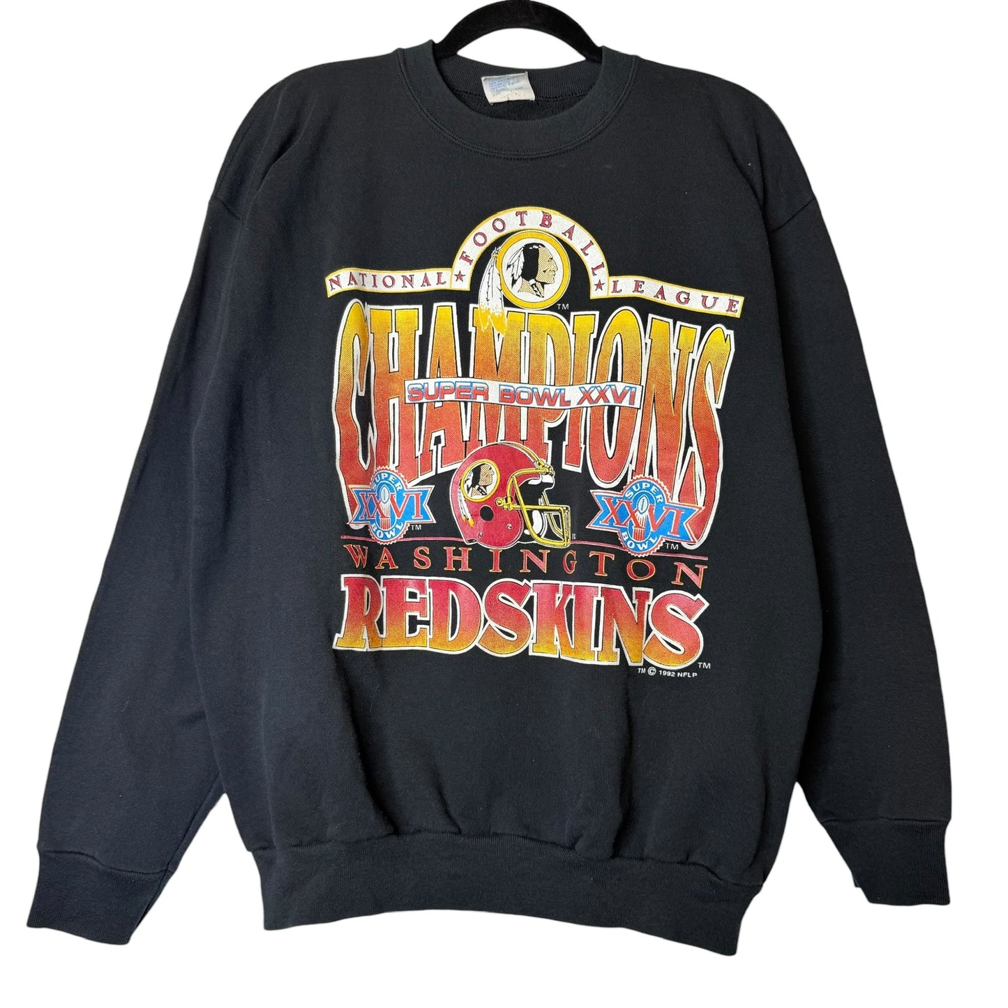 1992 Washington Redskins NFL Champions Crewneck Sz XL (B2105)