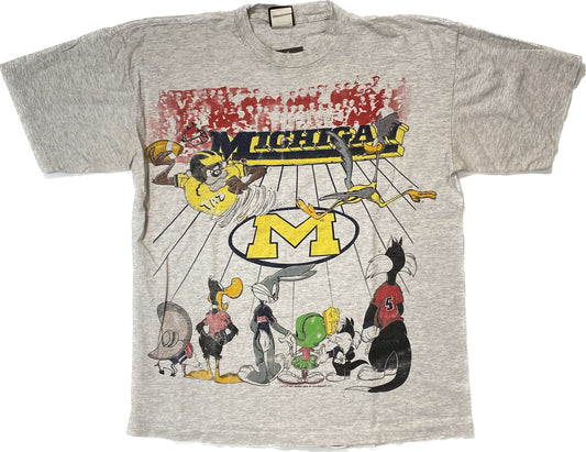 1993 University of Michigan Looney Tunes T-shirt Sz XL (A1370)