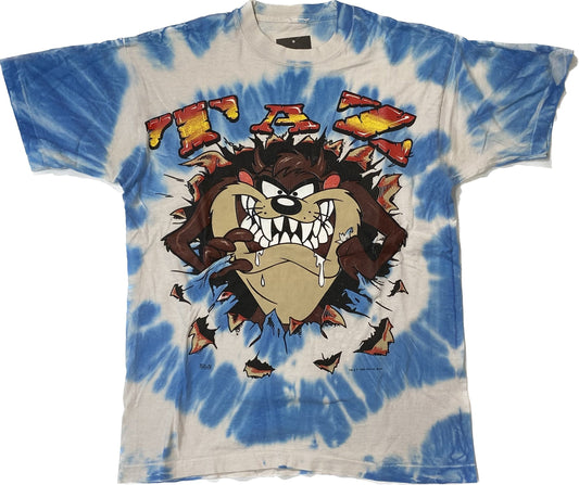 1995 Taz Tie Dye T-shirt Sz L (A1753)