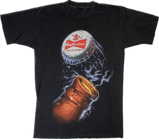1997 Budweiser Bottle Cap T-shirt Sz L (A1277)