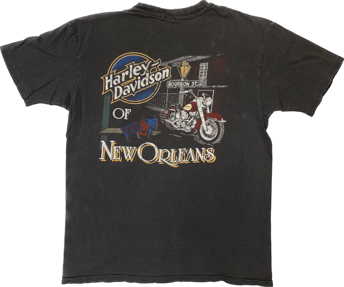 80’s Harley-Davidson New Orleans Eagle T-shirt Sz XL (A1295)