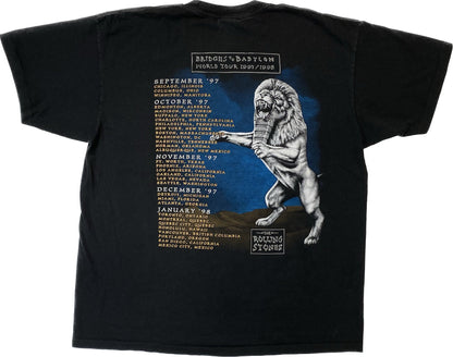 1998 Rolling Stones Bridges to Babylon Tour T-shirt Sz 2XL (A1724)